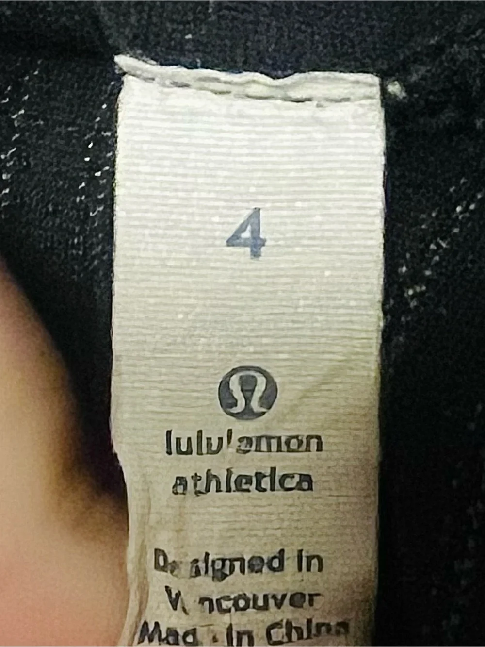 lululemon athletica Black Joggers with Bright Blue Trim